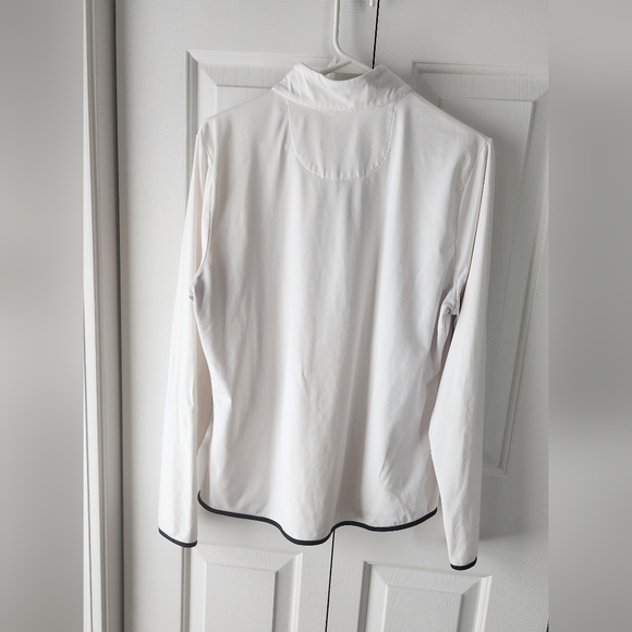 E.P Pro Tour Tech Pullover | white | small | Golf - Picture 4 of 5